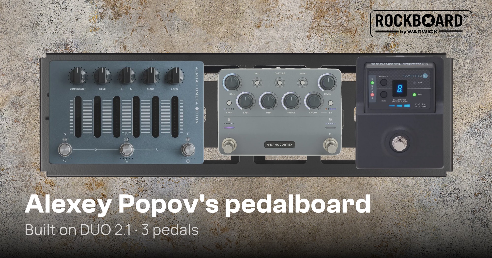 Alexey Popov's pedalboard | RockBoard